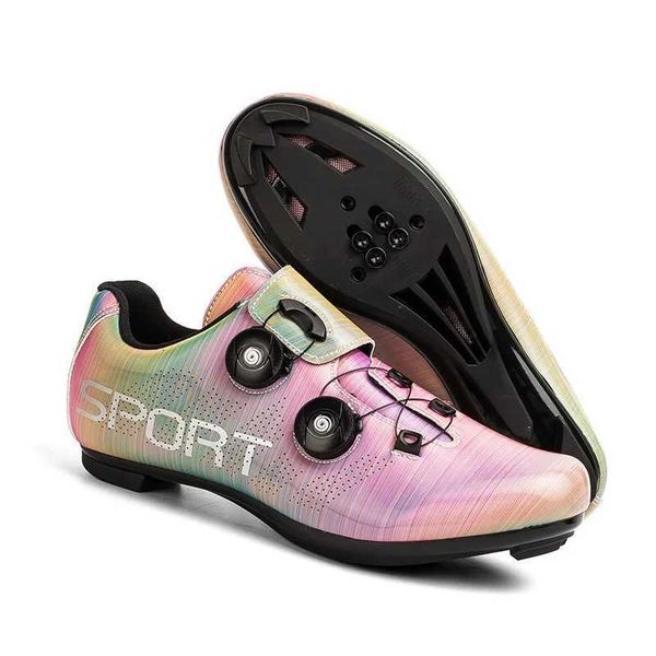 Cycling Sport Shoes Road Bike Mountain Bike Lock Shoes Four Seasons Hard Bottom Dynamic Non-Lock Bike ShoesXJ241121