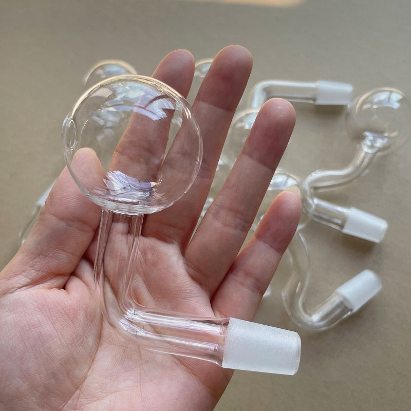 40mm Super Big Ball Pyrex glass pipe Oil Burner Pipe Smoking Bowl Bubbler 14mm 18mm Male DownStem Bowls For Water Hookahs Bongs Smoking pipes