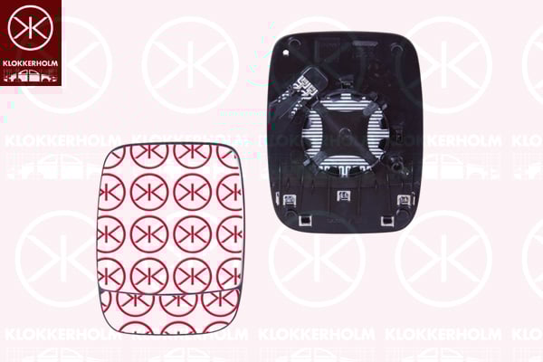 Mirror Glass, exterior mirror KLOKKERHOLM 60631064