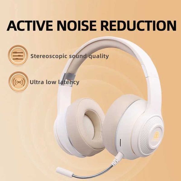 Headsets GS7 Bluetooth earphones foldable computer wireless earphones noise cancellation HIFI stereo gaming earphones J240508