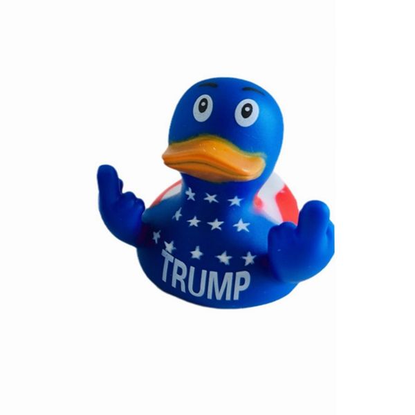 Ducky Bath Trump Toon Squeaky Funny Celebrity Duck Water Ating Collectible For Car Tabletop Bathroom room
