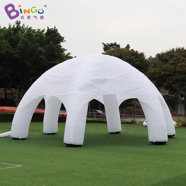 Personalized 8x8x4 Meters Inflatable white canopy - giant inflatable awning blow up toys sports