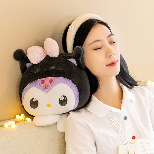 new cartoon cat plush doll with soft filling and cute pillows for soothing and accompanying dolls wholesale of holiday gifts