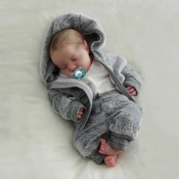 BABESIDE Lifelike Reborn Baby Dolls Boys - 17-Inch Real Baby Feeling Realistic-born Full Body Vinyl Anatomically Correct Real 250109