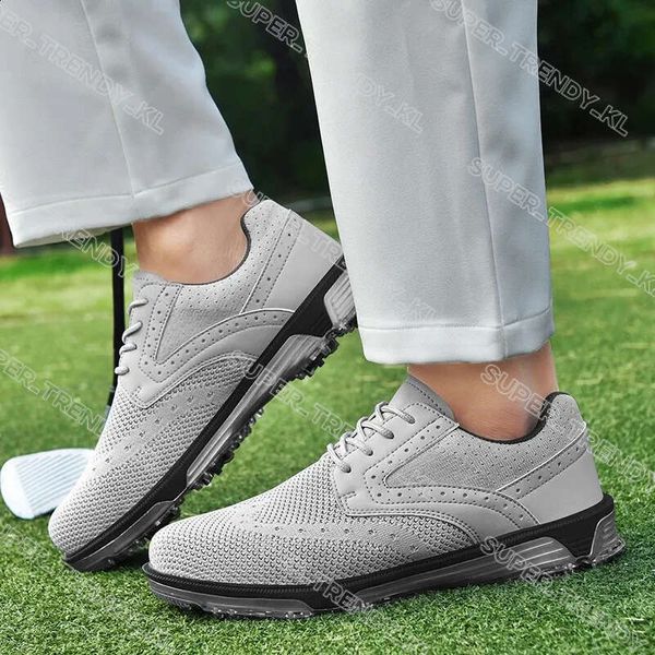 Professional Golf Shoes Men Sport Lightweight Golfer Footwear Outdoor Golfing Trainers Athletic Walking Golfing Sneaker 439