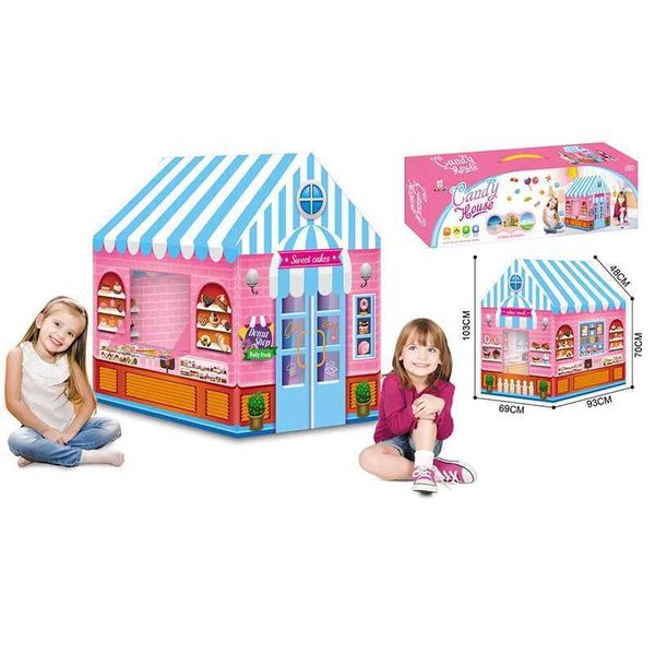 Childrens Folding Toy Tent Childrens Role Playing Game Home School Tent Indoor Outdoor Game Room Portable Tent Childrens Birthday Gift W2412