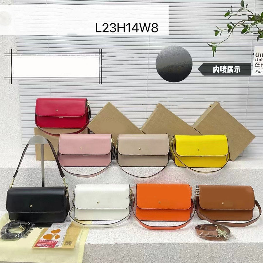 Designer women&#039;s bag handbag new fashion casual single shoulder crossbody hand armpit small square bag advanced sense light luxury bag single s