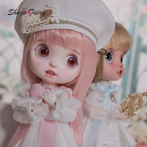 ShugaFairy Lime 16 Bjd Dolls Big Head Open Mouth Expression Church Dress Style Choir Skirt Ball Jointed Graduation Gift 241209