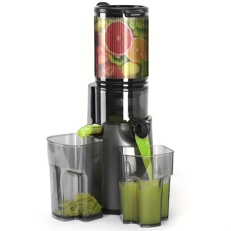 TEMU Slow Juicer With Ingredients Slot – High- Manual Press For Fruits And Vegetables, Reduces Food Waste, Easy To Clean, , Home Use Or Gift,