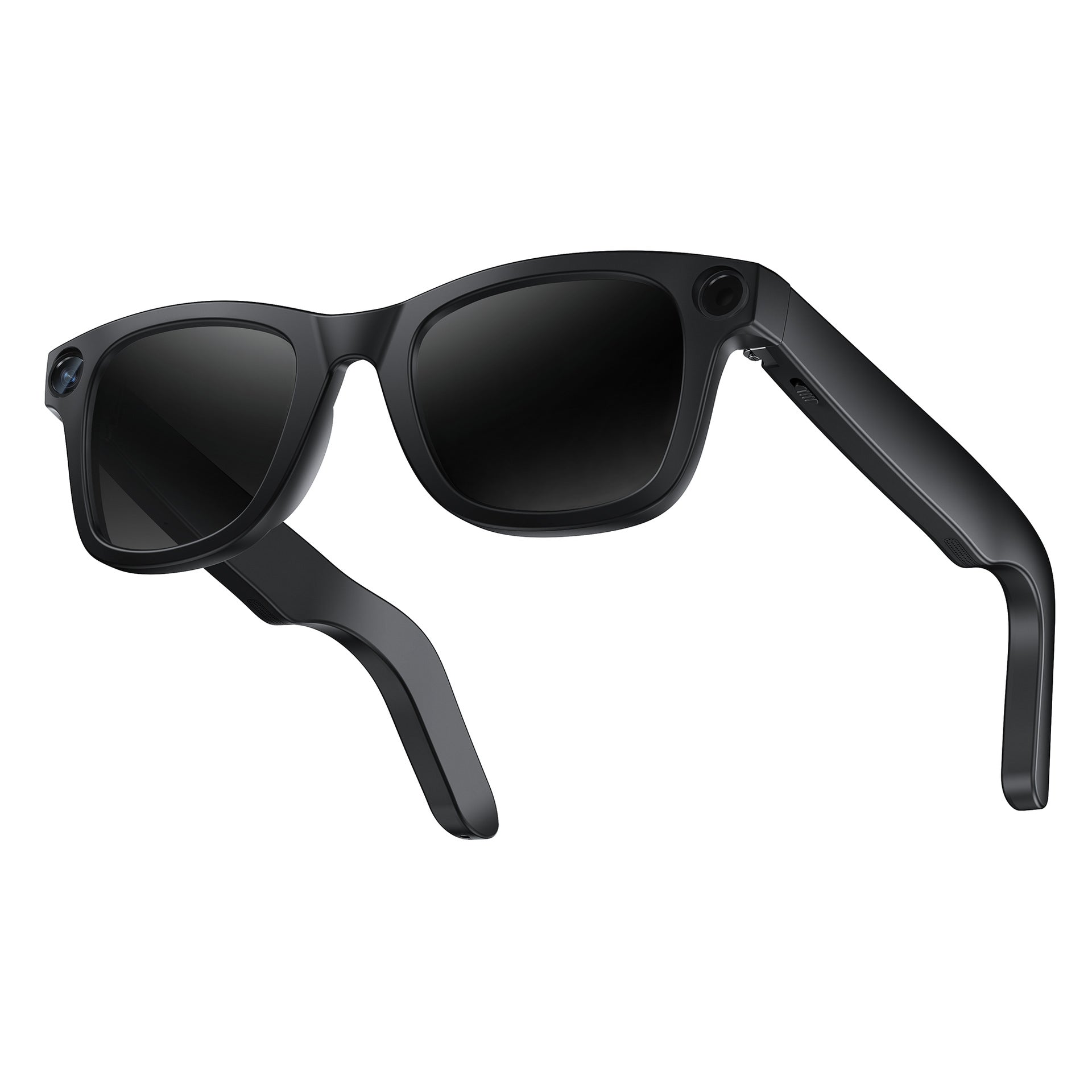 AI Smart Glasses with 800W Camera Anti-Shake Photography, Privacy Protection Light, Translation, Object Recognition, Call, Video, Music, Noise Reduc