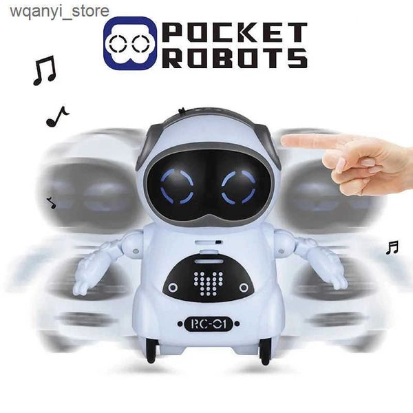 Electronics Robots Childrens electric multifunctional voice intelligent mini pocket bag small bag puzzle interactive story robot mini intell
