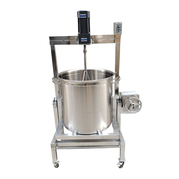 80L 150L 240L 350L Hot Pot Seasoning Boiling Stir Pots Tomato Sauce Cooking Mixer Machine Sauce Mixer Pot Machine