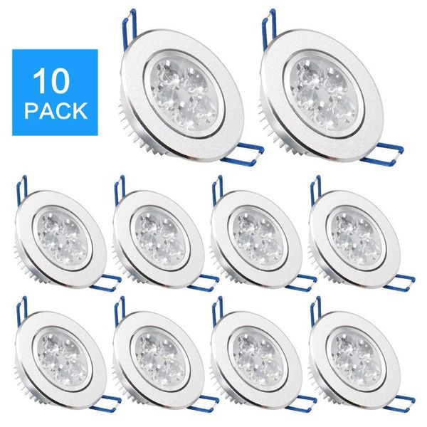 10 pieces-batch of aluminum LED spotlight LED tube light dimmable embedded decorative pendant light 110V 220V AC85-265V CL240830