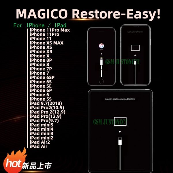 MAGICO Restore-Easy iPhone Cable: Quick Update, DFU Mode & Serial Check dh910320090