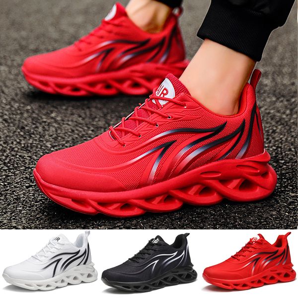 Men&#039;s Flame Print Dress Mesh Breathable Comfortable Running Outdoor Men Sneakers Athletic Shoes Zapatos Hombre 230519 4197