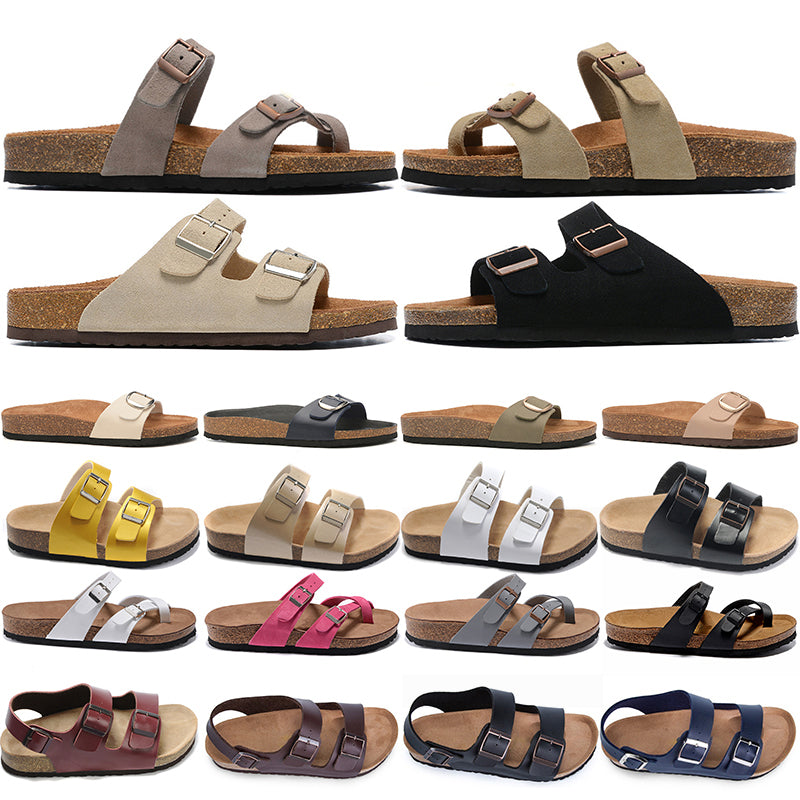 2024 designer birkinstocksandals clog Flat base clog slippers slides men women black white brown blue pink outdoor sandal slipper slide mens womens