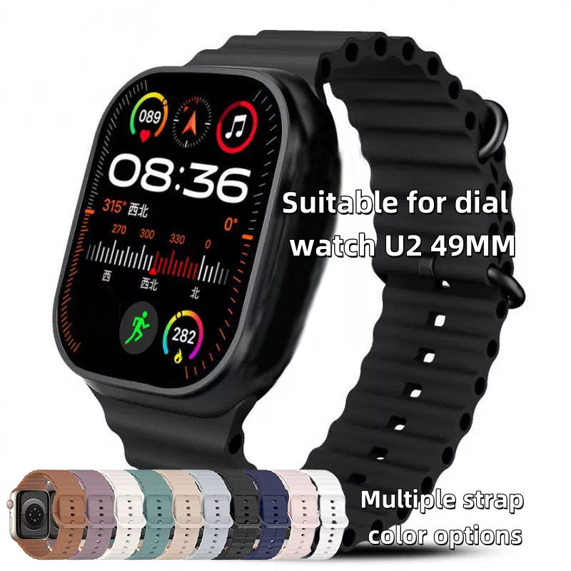 For Smart Watch ULTRA 2 49mm strap Series 10 Men Women Watch Bluetooth Call Bracelet Wristband Wireless Charging Fitness Tracker Sports Smart Watch