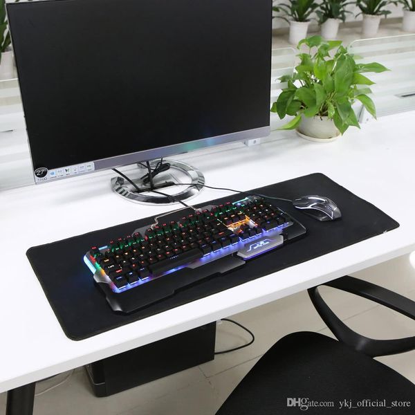 Large Gaming Pad Laptops PC Desktop Edge Keyboard 3D Mouse Mat Desk Mousepad for Gamer Game