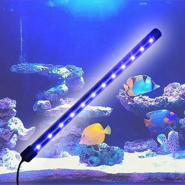 Submersible Aquarium Light Underwater Fish for Tank LED Light with 2 Suctions Cups Waterproof Lighting Bar 14.6 - DropShipping Z250205