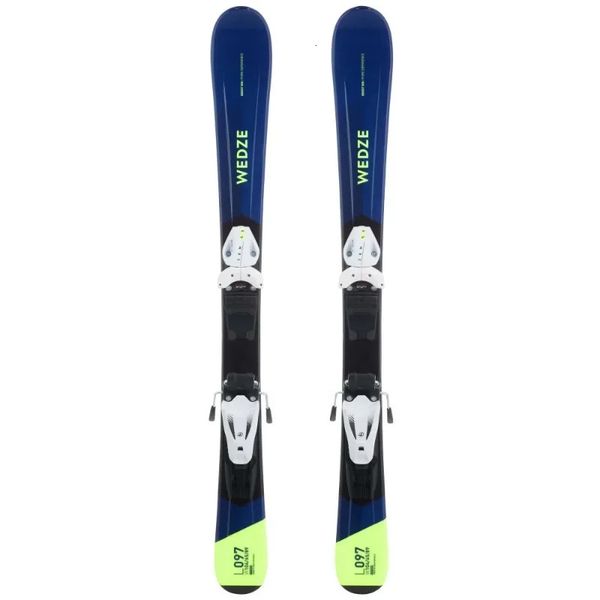 Sledding Wedze 500 Downhill Skis With Boost Bindings Kids Blue 231114