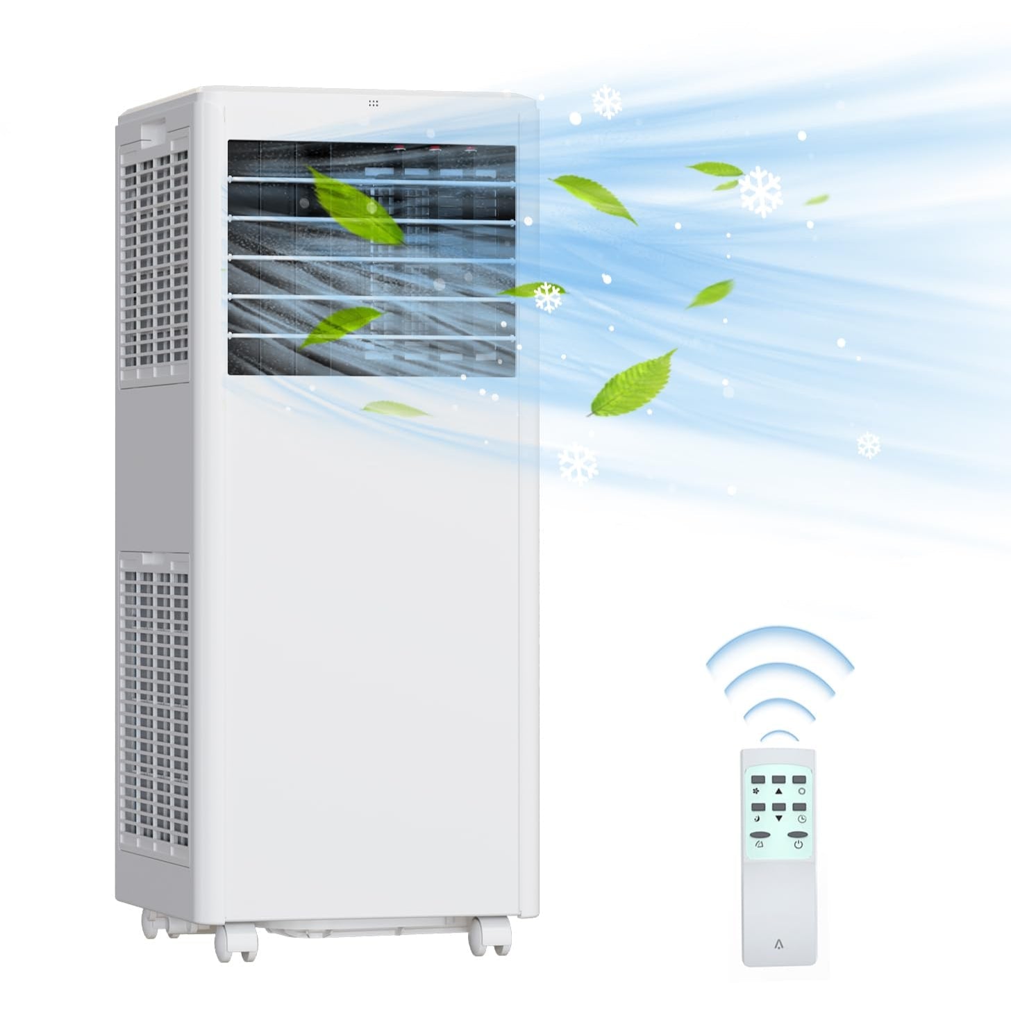 Garvee Portable Air Conditioner, 8,000 BTU Air Conditioner Cools up to 350 Sq.ft, Portable AC Built-in Cool with Dehumidifier and Fan Modes, Remote Co