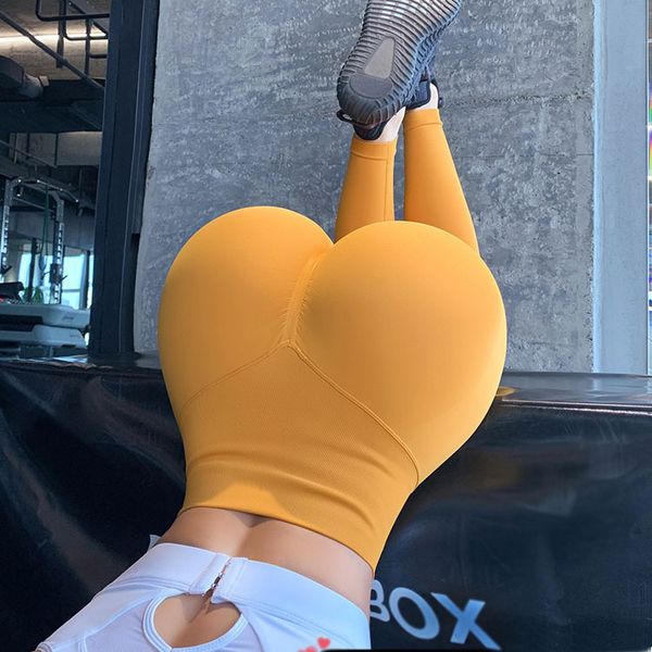 Outdoor Peach Hip Lifting Fitness Women&#039;s High Waist Tight Yoga Moisture Wicking Sports Pants