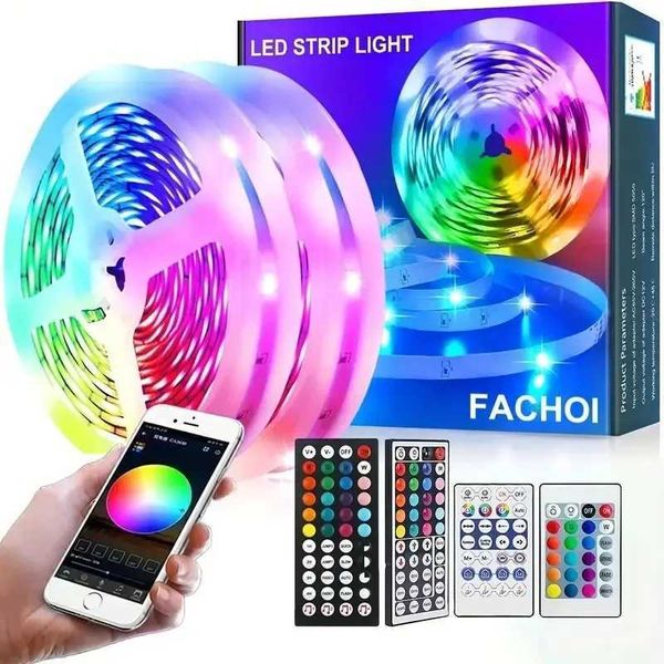 100FT LED Strip Lights with App Remote Control 5050 RGB Smart Light Strip with Built-in Microphone 2024 USB Wireless Light StripLX241023