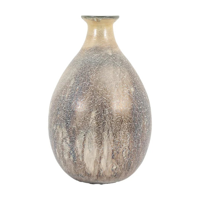 Kya Small Glass Vase - Antique Gold