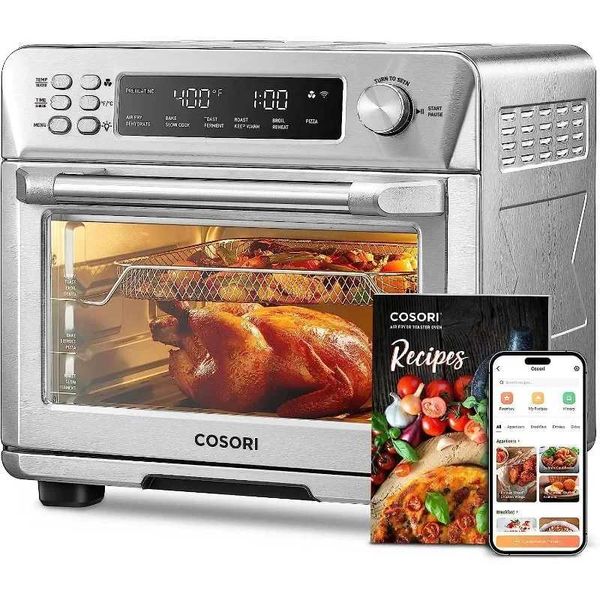 COSORI Smart 12 in 1 air fryer toaster oven combination air dryer spiral oven countertop baking heating cooking B240806
