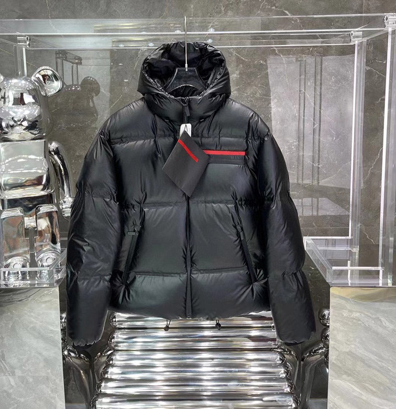 New winter men&#039;s stand-up collar down jacket parka hooded coat warm cloth cold-proof outdoor thickening adventure windproof jacket size s-xxl