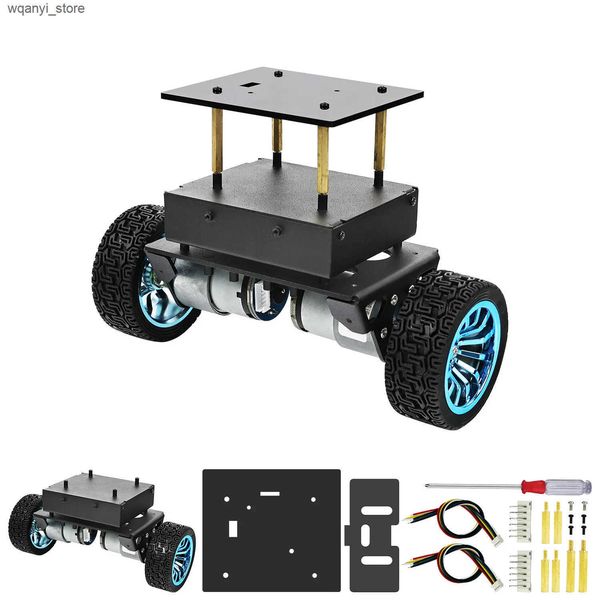 Electronics Robots Yahboom Robot Chassis Kit 2WD High Configuration Educational Toy DIY Electronic Kit with DC Motor Suitable for STM32 Self