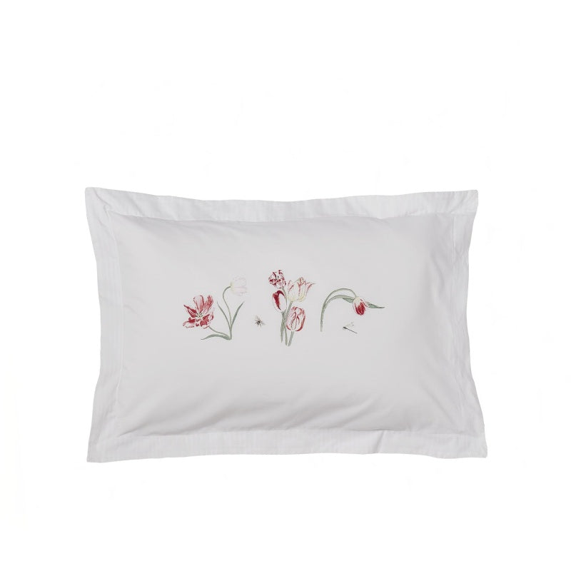 Sophie Allport Tulip Pillowcase Pair In White