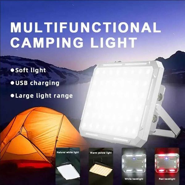 Solar Camping Lantern Portable LED camping tent light charging searchlight high-power outdoor emergency lighting waterproof pendant light CL
