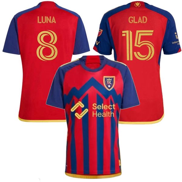 2024 2025 Salt Lake Soccer Jerseys Real ARANGO LUNA CROOKS OJEDA GLAD BRODY 24 25 football men kids shirt