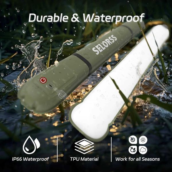 SELORSS Charging Portable Camping Strong Light Waterproof 2000mAh Tent Light Outdoor Camping Work Light X250211