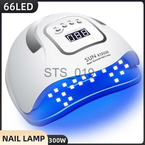 Nail Dryers 66LED UV Nail Drying Lamp 300W Manicure Lamp With LCD Display Infrared Automatic Sensor For Gel Polish Drying Lamp Manicure Tool