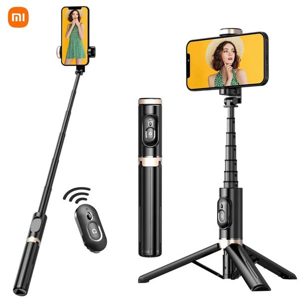 Portable Aluminum Alloy Phone Selfie Stick Extendable Mobile Phone Tripod for IPhone and Android Smartphones 4-7LX241102