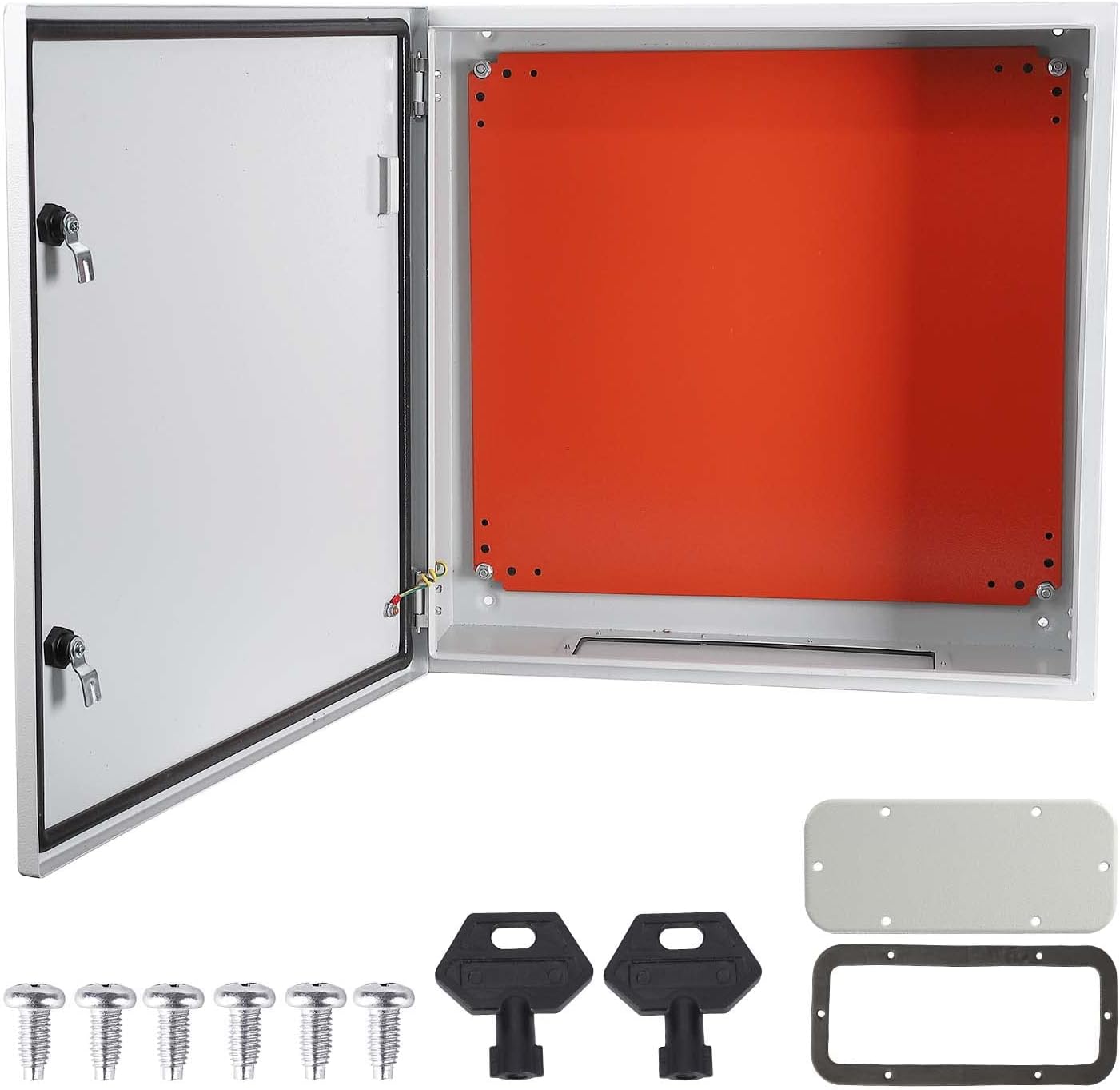 Garvee Steel Electrical Box,15.7 x 12 x 23.6 inches,IP66, Lockable, for Outdoor-Indoor Safety