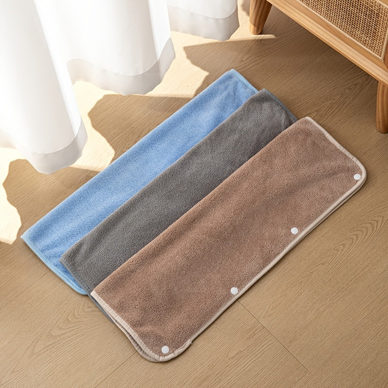 TEMU Dual-use Magic Broom With Double-layer Wiper Cloth Cover - Cleaning For Wooden Floors, Bathrooms, Kitchens, And More - Nylon Material,