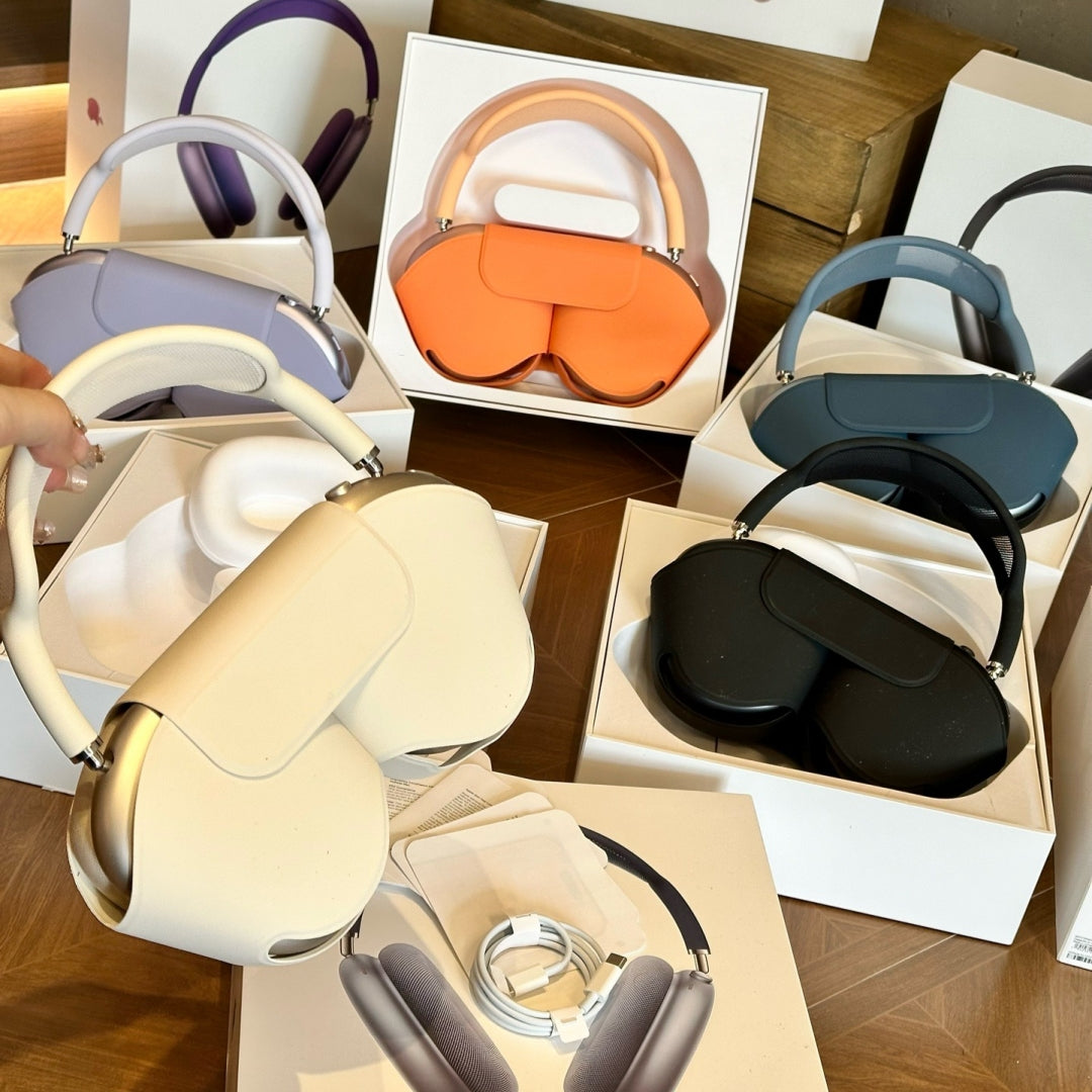 max headphones pro max p9 Top-level maxs earbuds headphones Accessories Transparent Silicone Case Noise Cancelling Headset Cover Case