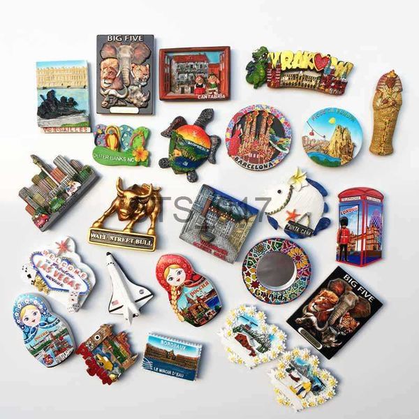 Fridge Magnets Magnetic Refrigerator Magnets for Souvenirs In Europe and Africa home decor x0731