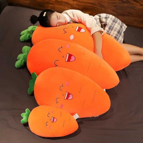 Plush Cushions New Cartoon Carrot Chili Corn Plush Toy Cute Simulation Pepper Eggplant Pillow Dolls Stuffed Soft Toys For Children Gift