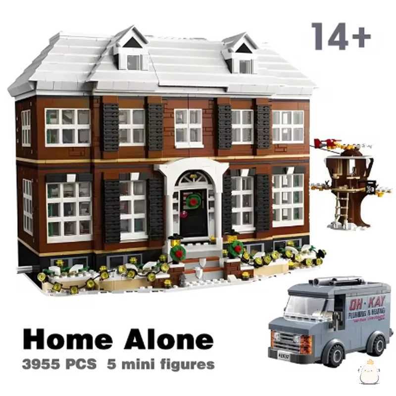IN STOCK Ideas Movie 3955pcs Moc 21330 Home Alone House Set Model Building Blocks Bricks For Boy Kids Christmas Gifts A68478 F250928