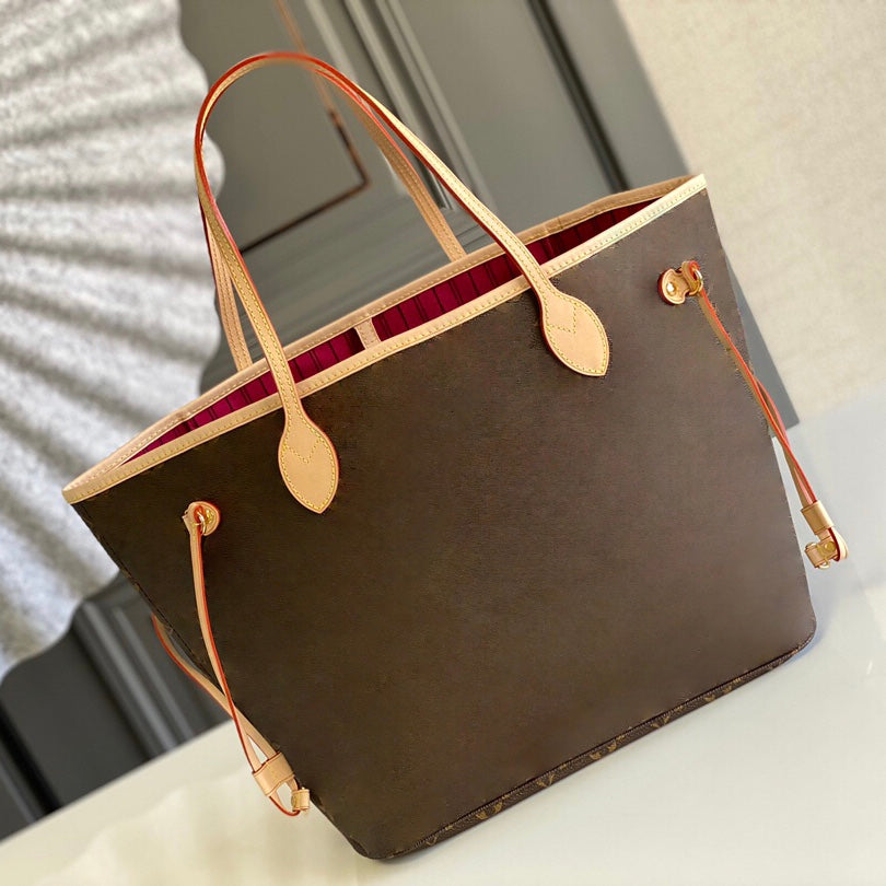 19A Classic Tote Designer Shopping Bag Stylish Commuter Bag S29 M32 L39cm with zipper inner bag in grain leather with microfiber lining and metal