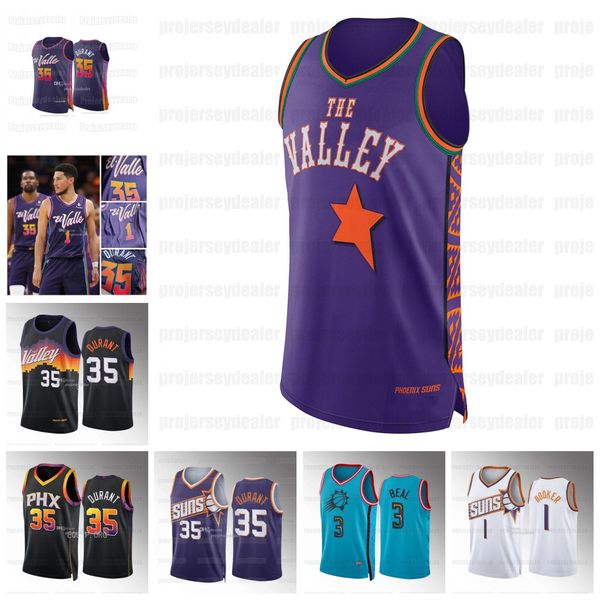35 Kevin Durant 2024-25 City Suns Jerseys Devin Booker Bradley 3 Beal Bol 11 Bol Phoenixs Jusuf Nurkic Grayson Allen