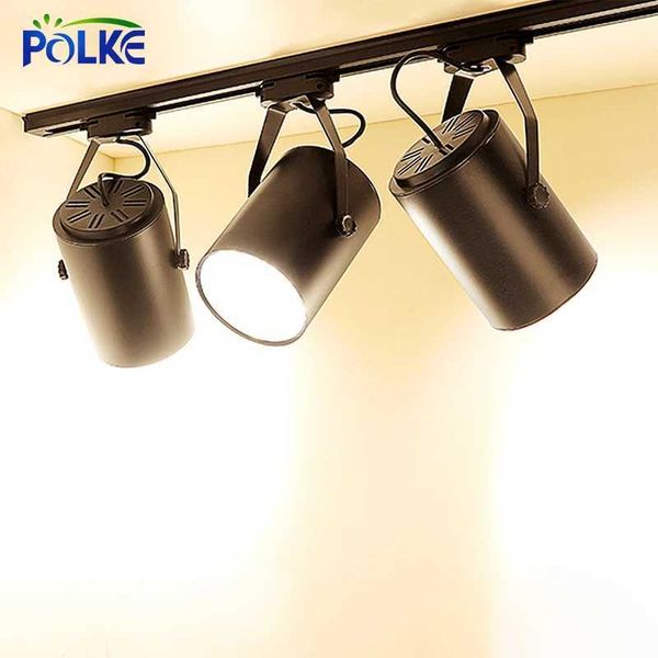 LED Track Light Fixture COB Track Lighting Wall Lamp Rail 220V Spot Lights Led 3W 7W 12W Home Spotlight Clothing Store ShopCL240730