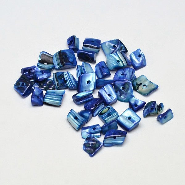 Dyed Natural Freshwater Shell Chips Beads