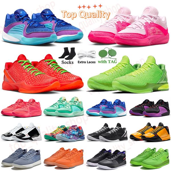 Reverse Grinch KBIS 6 basketball shoes Lakers 24 Mambacita 5 protro Bruce Lee kd 16 aunt pearl mens trainers Books Book 1 Signature Devin Bo
