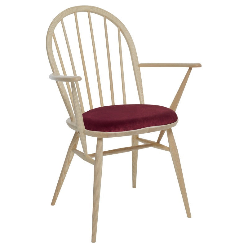 Ercol Windsor Upholstered Dining Armchair - Fabric Grade G