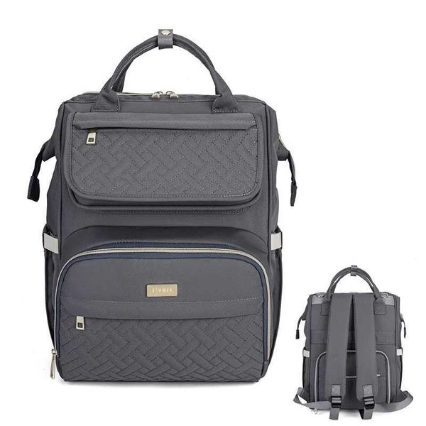 Diaper Bags LEQUEEN Fashion Mummy Maternity Backpack Baby Nappy Bag Large Capacity Travel Backpacks Designer Nursing Bag for Baby Care H2409